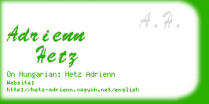 adrienn hetz business card